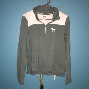 PINK quarter zip sweatshirt